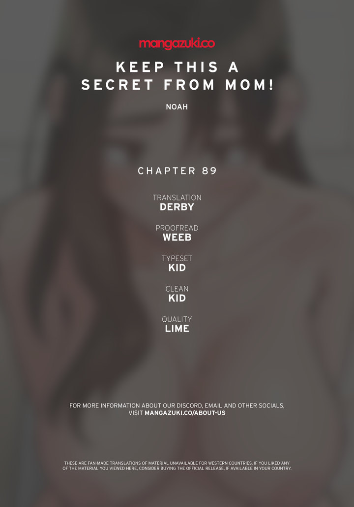 Keep it a secret from your mother! Chapter 89