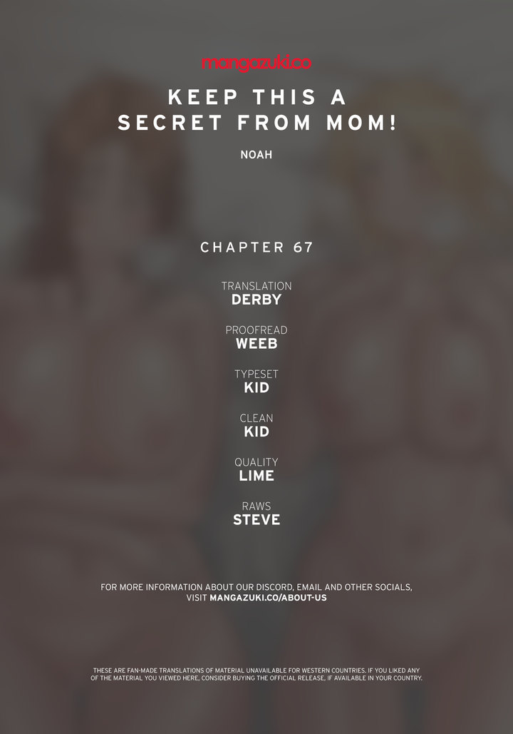 Keep it a secret from your mother! Chapter 67