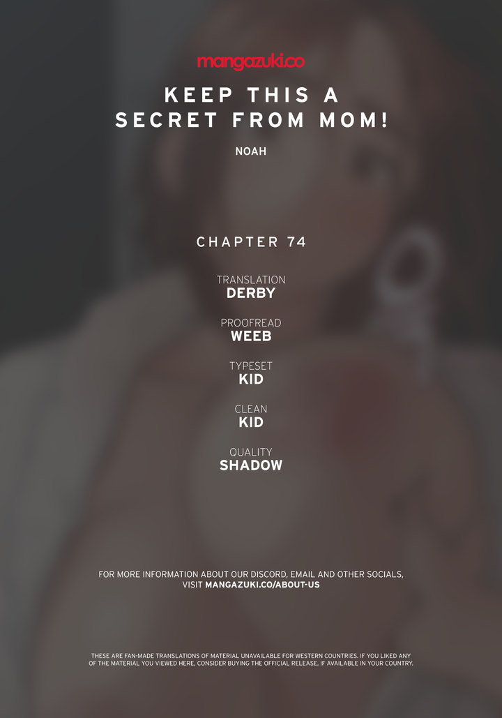 Keep it a secret from your mother! - Chapter 74 Page 1