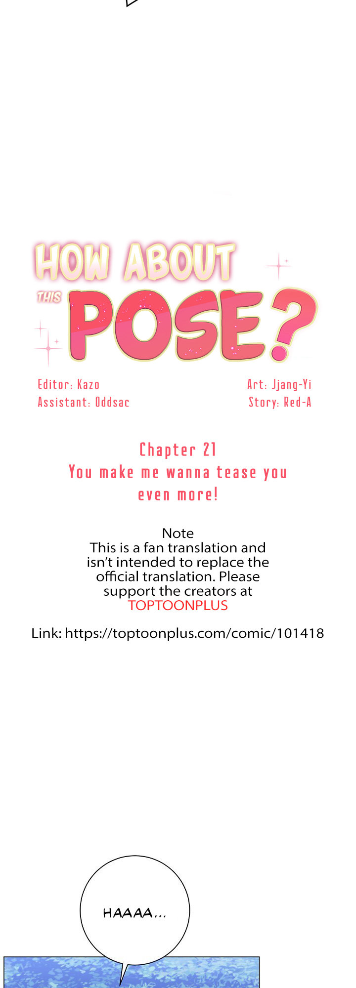How About This Pose? - Chapter 21 Page 5