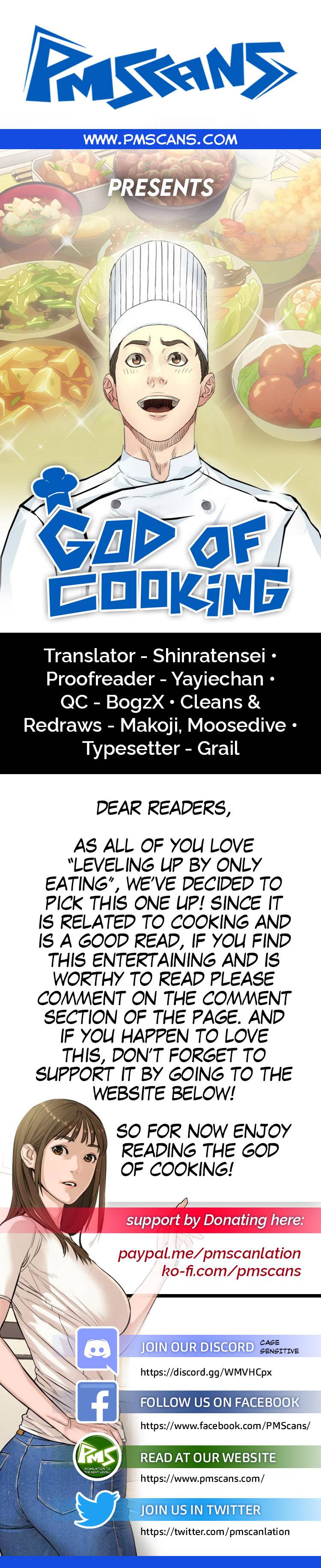 God Of Cooking - Chapter 27 Page 1