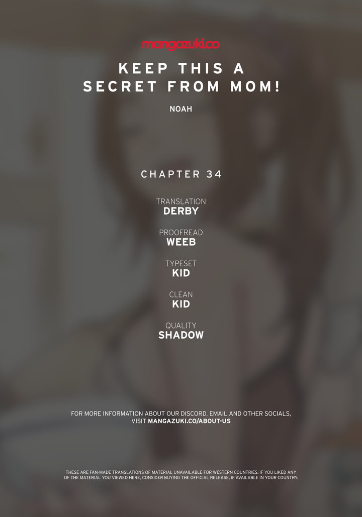 Keep it a secret from your mother! - Chapter 34 Page 1