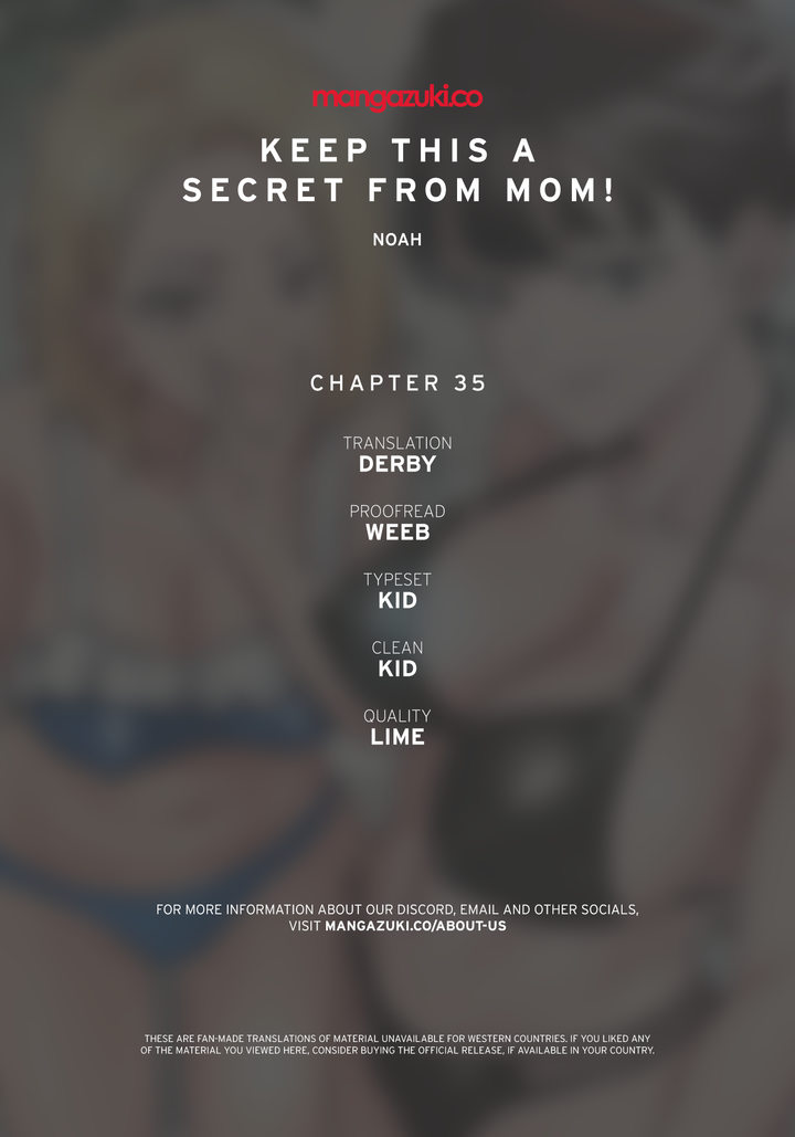 Keep it a secret from your mother! - Chapter 35 Page 1