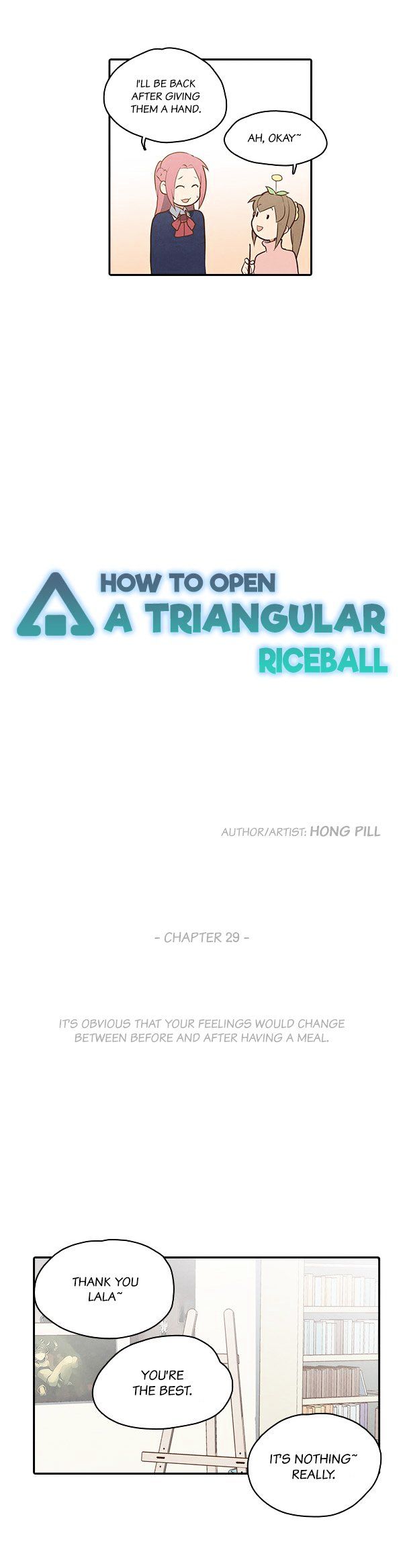 How to Open a Triangular Riceball - Chapter 29 Page 4