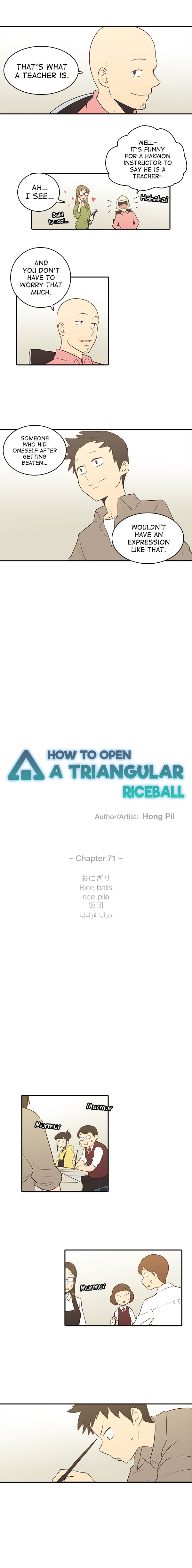 How to Open a Triangular Riceball - Chapter 71 Page 3