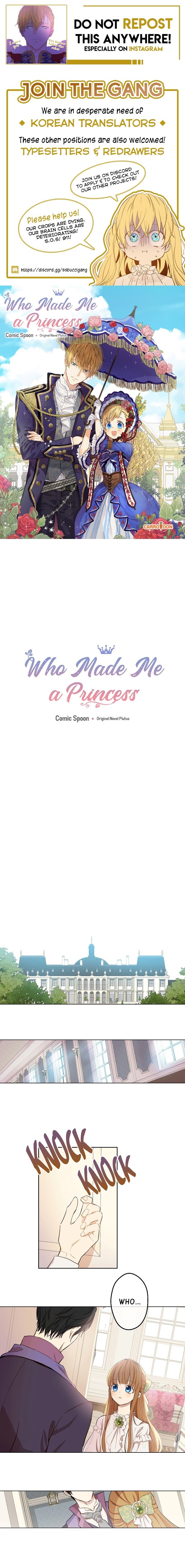 Who Made Me a Princess - Chapter 67 Page 1