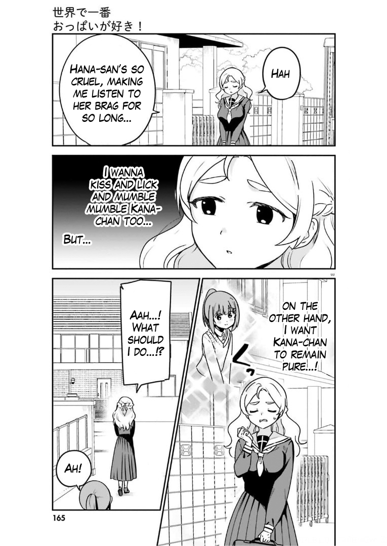 Sekai de Ichiban Oppai ga Suki! - Chapter 51 Page 3