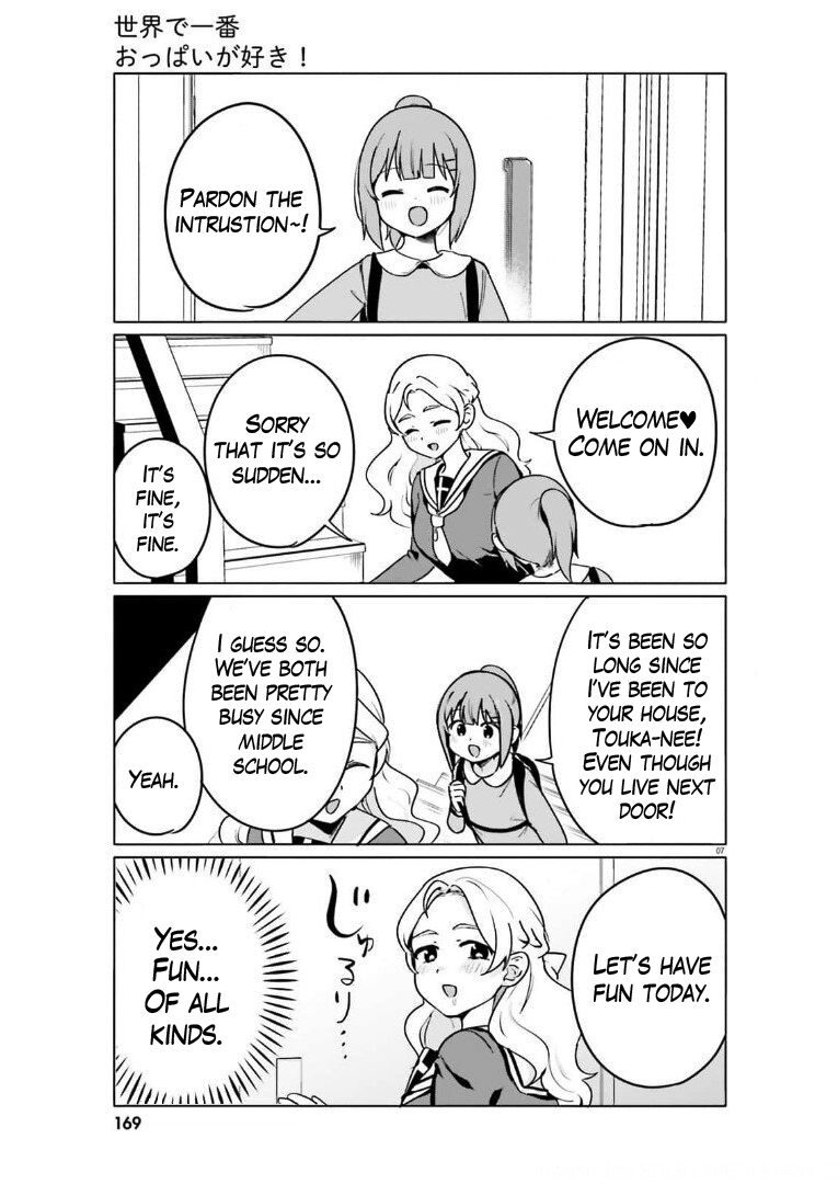 Sekai de Ichiban Oppai ga Suki! - Chapter 51 Page 7