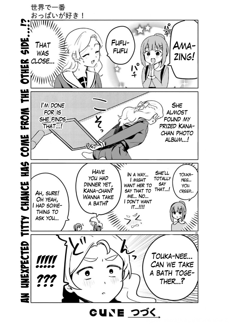 Sekai de Ichiban Oppai ga Suki! - Chapter 51 Page 9