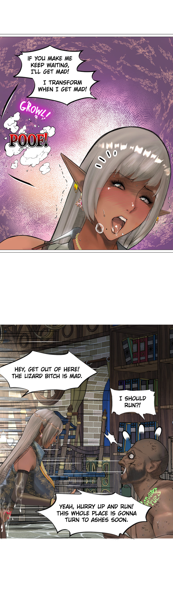The DARK ELF QUEEN and the SLAVE ORC - Chapter 20 Page 29
