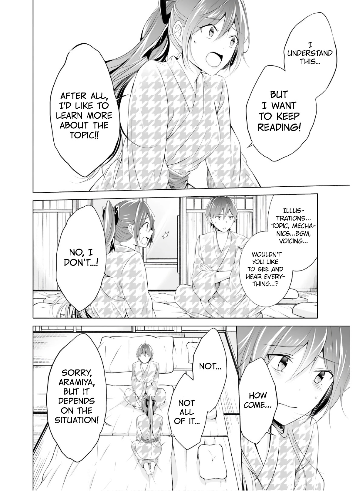 Real no Heroine wa Irimasen! - Chapter 55 Page 8