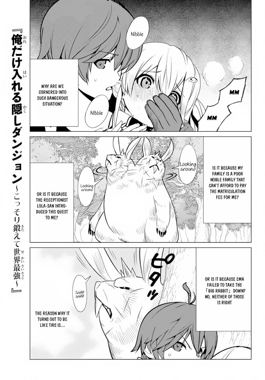 Ore dake Haireru Kakushi Dungeon: Kossori Kitaete Sekai Saikyou - Chapter 7 Page 2
