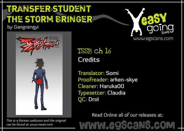 Transfer Student Storm Bringer - Chapter 16 Page 1