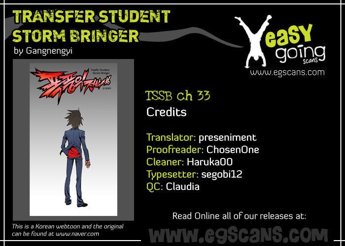 Transfer Student Storm Bringer - Chapter 33 Page 1